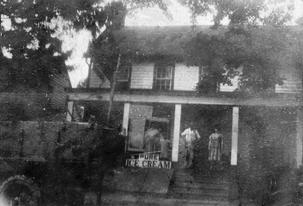 This is the Wyckoff Store and Luncheonette that John S. and Jennie Wyckoff ran.