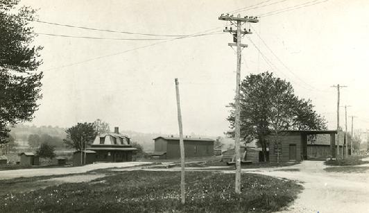 This is the Chester station of the DL&W Railroad line and it sat a few miles north of Main Street in an area known as Muskrat.  It sat across the street from Bernie's Hillside Lounge.  